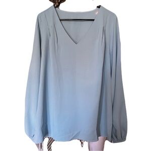 Elegant Blue Women's Top